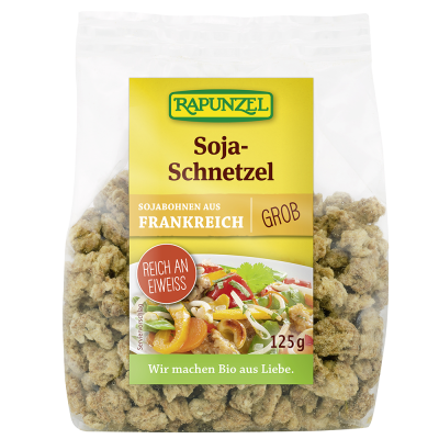 Soja Schnetzel grob Rapunzel (125gr)